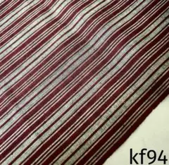 kf94 縞木綿 反物 はぎれ 古布 (gl 遠州木綿)