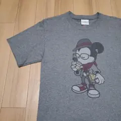 DELUXE × Disney コラボ 花束ミッキー Tシャツ L グレー - メルカリ