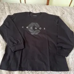 CRONOS ブラック Tシャツ Mサイズ　ロンＴ