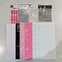 文字シール メリング DAISO