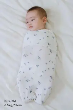 Konny バンブースワドルポーチ 3M ブルーベリー柄