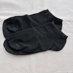 【✨特価✨】靴下　レディース　大きいサイズ　27㎝　ブラック　黒　くるぶし丈