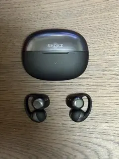 SHOKZ OpenDots Air ブラック ワイヤレスイヤホン 保証書付 - メルカリ