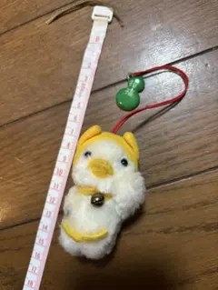 Aflac アフラック マスコット ぬいぐるみ アヒル冠 キーホルダー