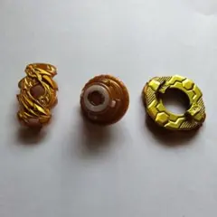 ベイブレードパーツ ゴールドターボ 3点セット
