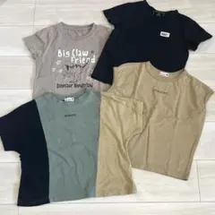 子供服 Tシャツ 4枚セット まとめ売り BRANSHES NAVY 110