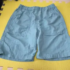 UNIQLO キッズ ハーフパンツ 160 水色