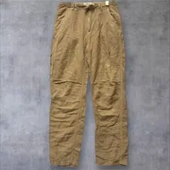 【Aine Sportswear】カジュアルパンツ 麻混 ベージュ S