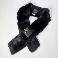 美品 GUCCI グッチ ティペット リアル ラビットファー ヴィンテージ 黒のサムネイル