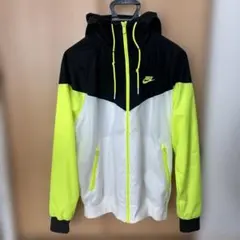 【NIKE】S ウィンドランナー フーディ ジャケット ホワイト×イエロー