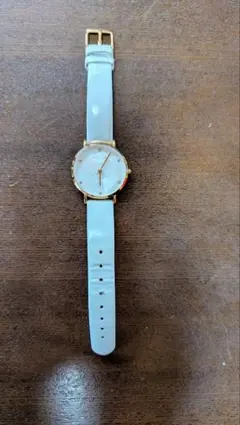 ALETTE BLANC 時計 ホワイト/ゴールド　新品未使用品 ALETTE BLANC 時計 ホワイト/ゴールド 新品未使用品 2025年最新