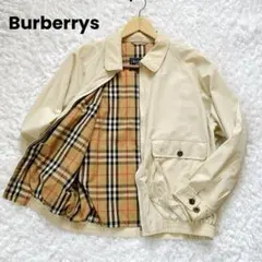 R様 バーバリー スウィングトップ ノバチェック ベージュ ホース刺繍 XL相当