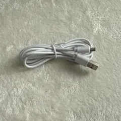 USB-A to Micro USBケーブル ホワイト