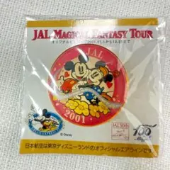 【ディズニー】JAL マジカルファンタジーツアー 非売品 ピンバッジ 2001
