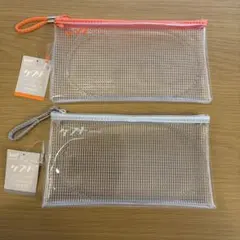 Kept 2個新品 クリアペンケース カタカナ レイメイ藤井のサムネイル