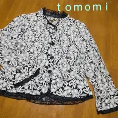 ｔｏｍｏｍｉ★レース長袖ジャケット 【Ｍ〜Ｌ】フリル
