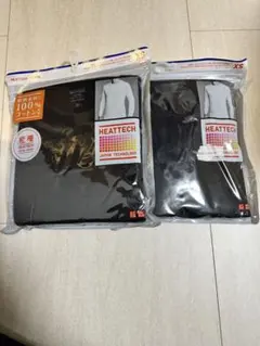 ユニクロ　極暖ヒートテックXS 黒コットン100