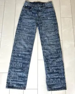 ALEXANDER WANG ロゴプリント ストレートデニム　27インチ