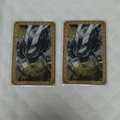 ヒロアカ　原画展　箔押しクリアカード　オールマイト