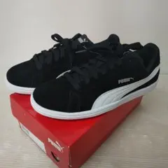 Puma Smash SD ウィメンズ ブラックスニーカー 25.5cm
