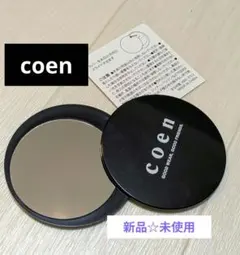 coen ブラック スライド式コンパクト ミラー ノベルティ 手鏡 コーエン
