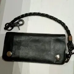 トラッカーウォレット ホースハイド デッドストックタロン ロウ付け
