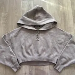 専用 アリシアスタン パーカー 新品 グレー ALEXIA STAM（アリシアスタン） パーカー Wellness Velour Hoodie