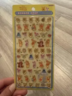 ボンボンドロップシール ミニ くまのプーさん