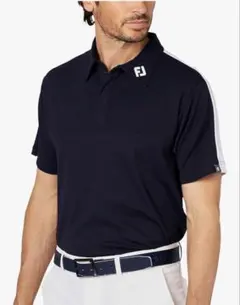 フットジョイ ゴルフシャツ 半袖ハーフジップシャツ