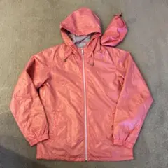 ユニクロ　ウィンドブレーカー　フード付きブルゾン　ナイロンジャケット　S ピンク
