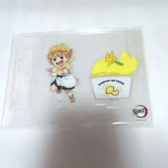 新品 鬼滅の刃 我妻善逸 アクリルスタンド アイスクリームカフェ