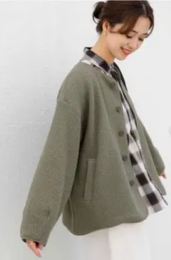 URBAN RESEARCH DOORS キルト ノーカラージャケット