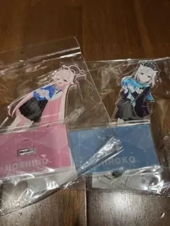 ブルーアーカイブ　ラウンドワン　ホシノ　シロコ　BIGアクリルスタンド