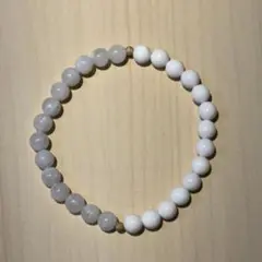 ムーンストーン×ホワイトオニキス ブレスレット