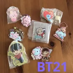BT21キャラクター キーホルダー 8個セットJ hope他