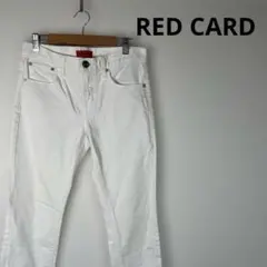 【RED CARD】レッドカード ホワイトデニムパンツ サイズ24 日本製⁠のサムネイル