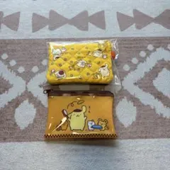 サンリオシークレットミニフラットポーチ　ポムポムプリン