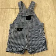 ストライプ オーバーオール 70-80