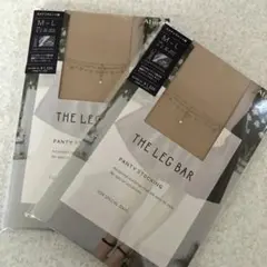 Atsugi★THE LEG BAR★ストッキング★2足 ★アンクレット柄M~L