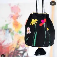 《wayu u bag》ワユーバッグ花柄