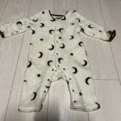 ベビーロンパース モコモコ 月