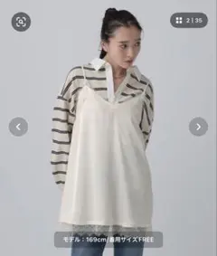 サテンレースキャミチュニックのサムネイル