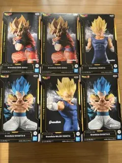 【6体】ドラゴンボールフィギュアまとめ売りGrandistaゴジータ悟空ベジータ