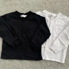 【りー様】H&M 無地ロンT ２枚セット　100/116cm