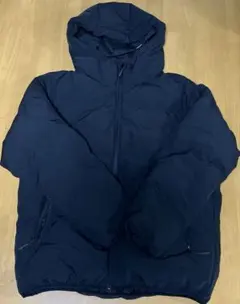 ジーユーダウンジャケット メンズ L ブラック