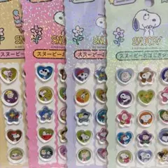 スヌーピーおはじきシール