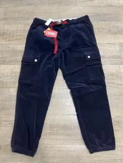 新品　CHUMS コーデュロイ カーゴパンツ ネイビー Lサイズ