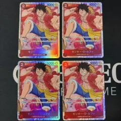 ワンピースカード【ルフィ】OP01-024SR 4枚セット