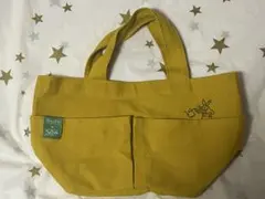 タリーズコーヒー×かまわぬ★鳥獣戯画★ボケットトート★マスタード★ランチトート