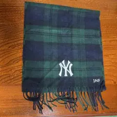 INFIELDER DESIGN×MLB チェックマフラー Yankees